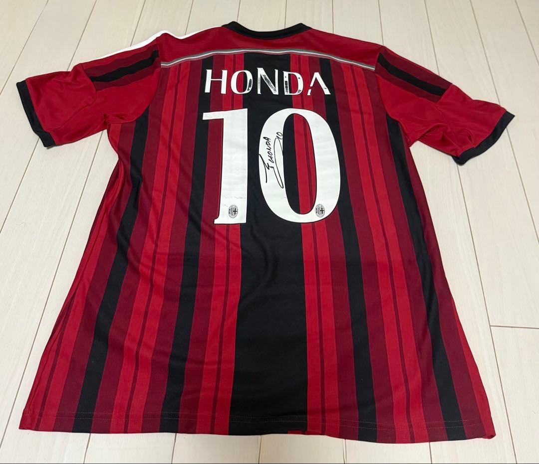 本田圭佑 サイン入り ACミラン ユニフォーム 10番