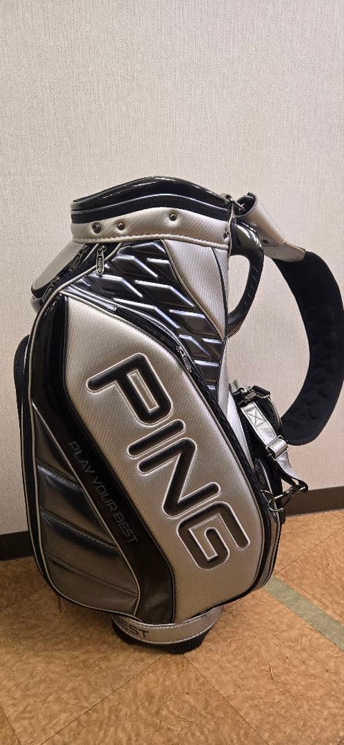 PING KARTEN キャディバッグ シルバー/ブラック