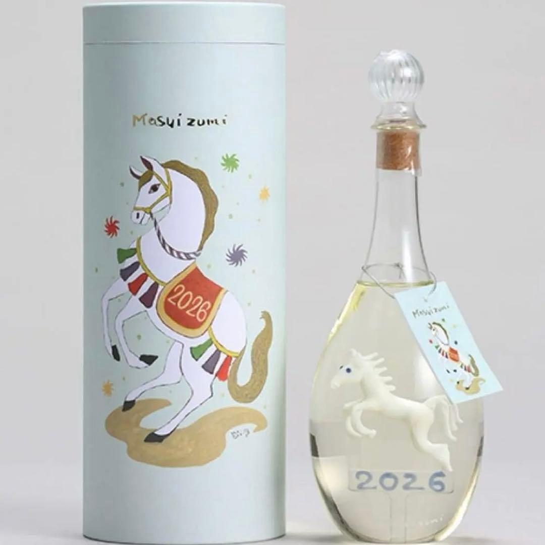 【新品／未開封】2026干支ボトル満寿泉　日本酒１本