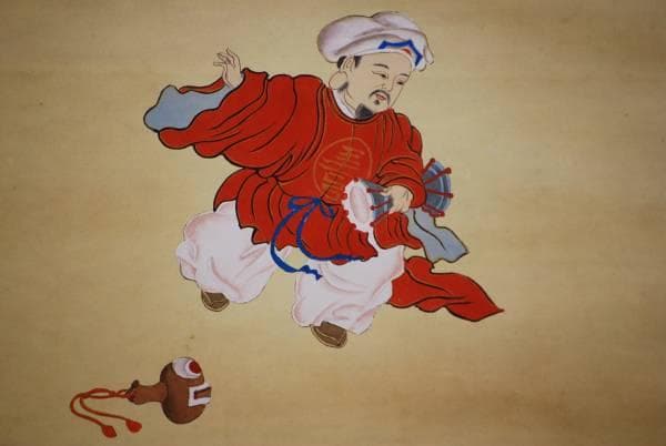 真作/秋庭/大黒小判図/布袋屋掛軸HD-62