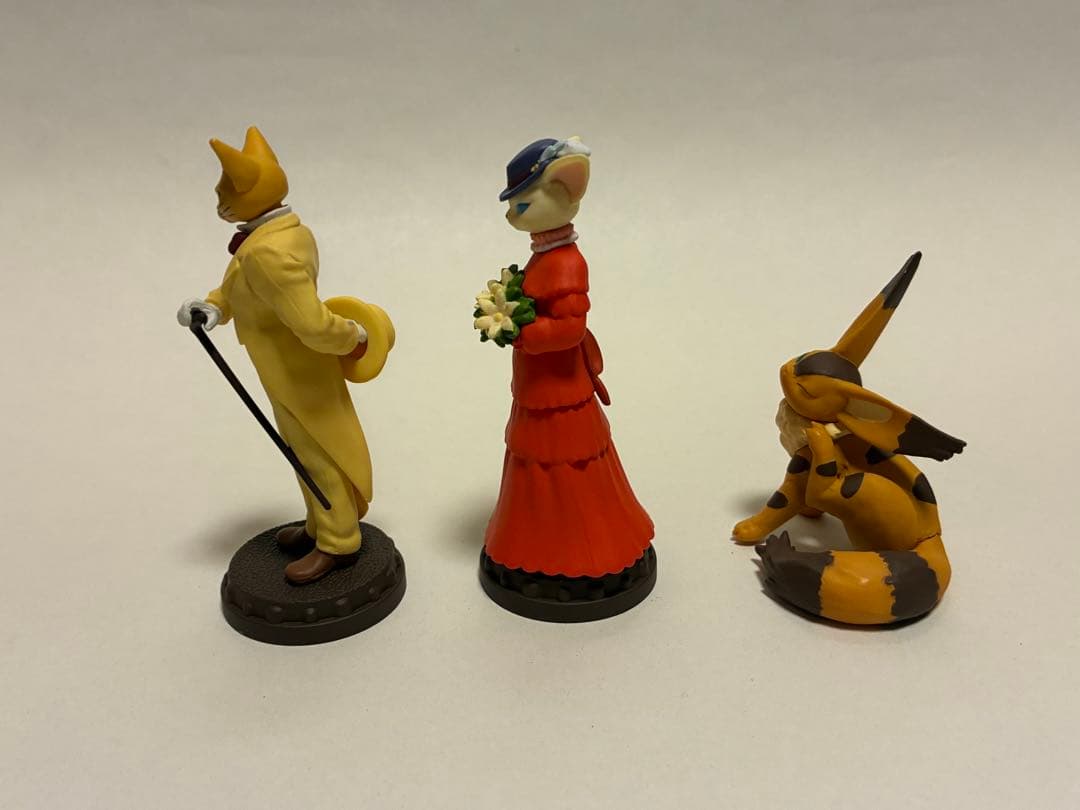 スタジオジブリ　バロン、ルイーゼ、キツネリス　フィギュア3体セット