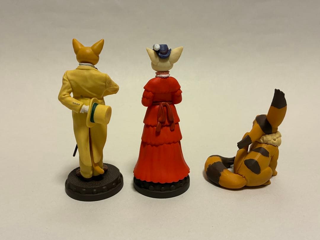 スタジオジブリ　バロン、ルイーゼ、キツネリス　フィギュア3体セット