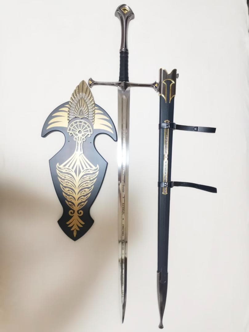 ロード・オブ・ザ・リング アンドゥリル 金属製 模造刀 西洋剣 美術品
