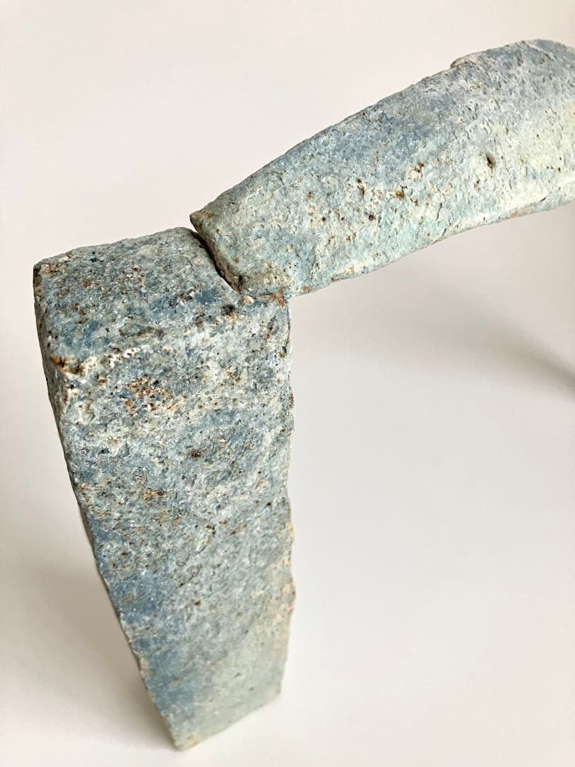 小島郁子（安藤郁子）さん作　オブジェ　焼締