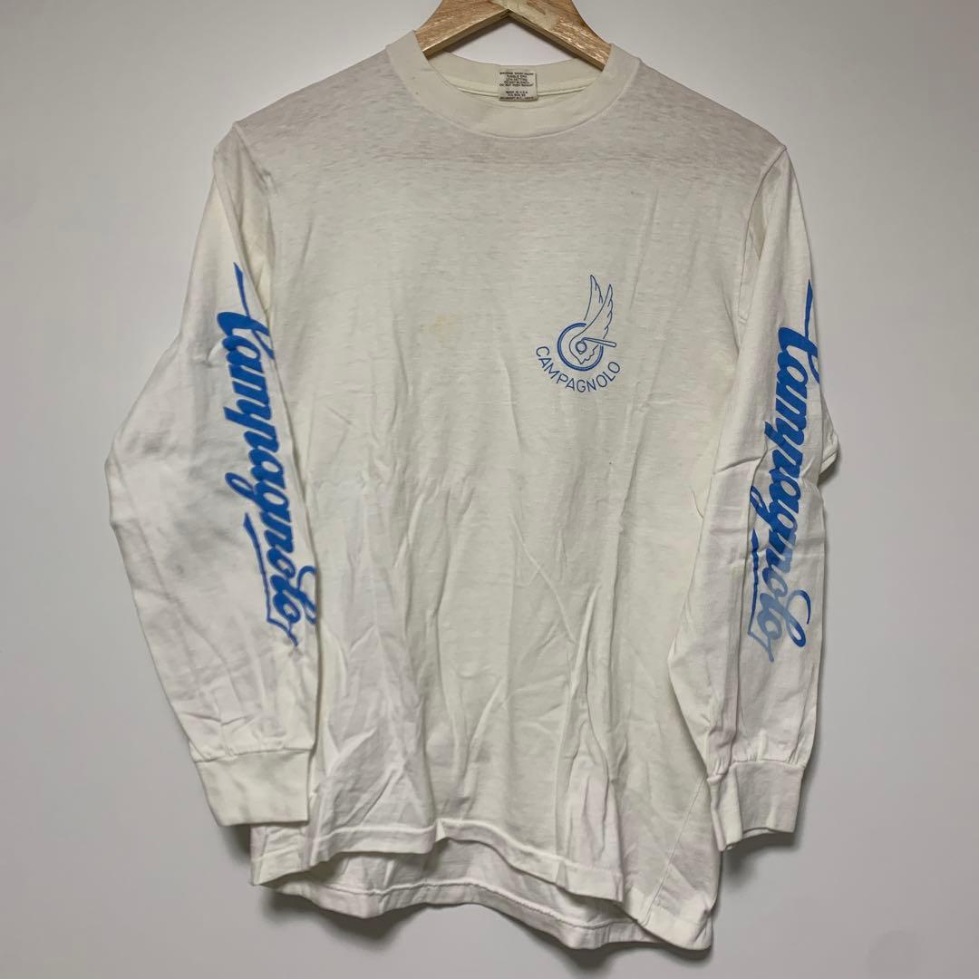 vintage campagnolo 長袖Tシャツジャージ　Lサイズ ホワイト