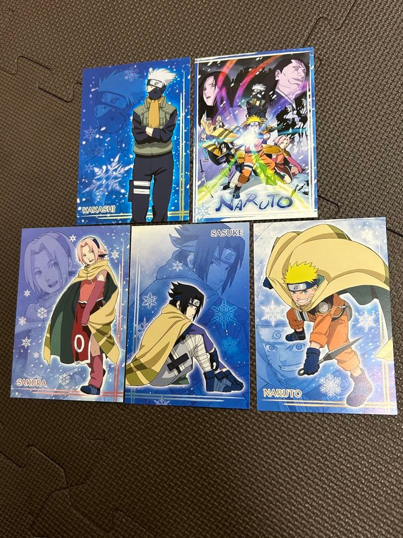 ナルト　カード　NARUTO ポストカード　劇場版　雪姫