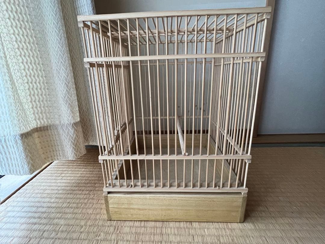 元建具屋職人おじいちゃんの手作り鳥かご