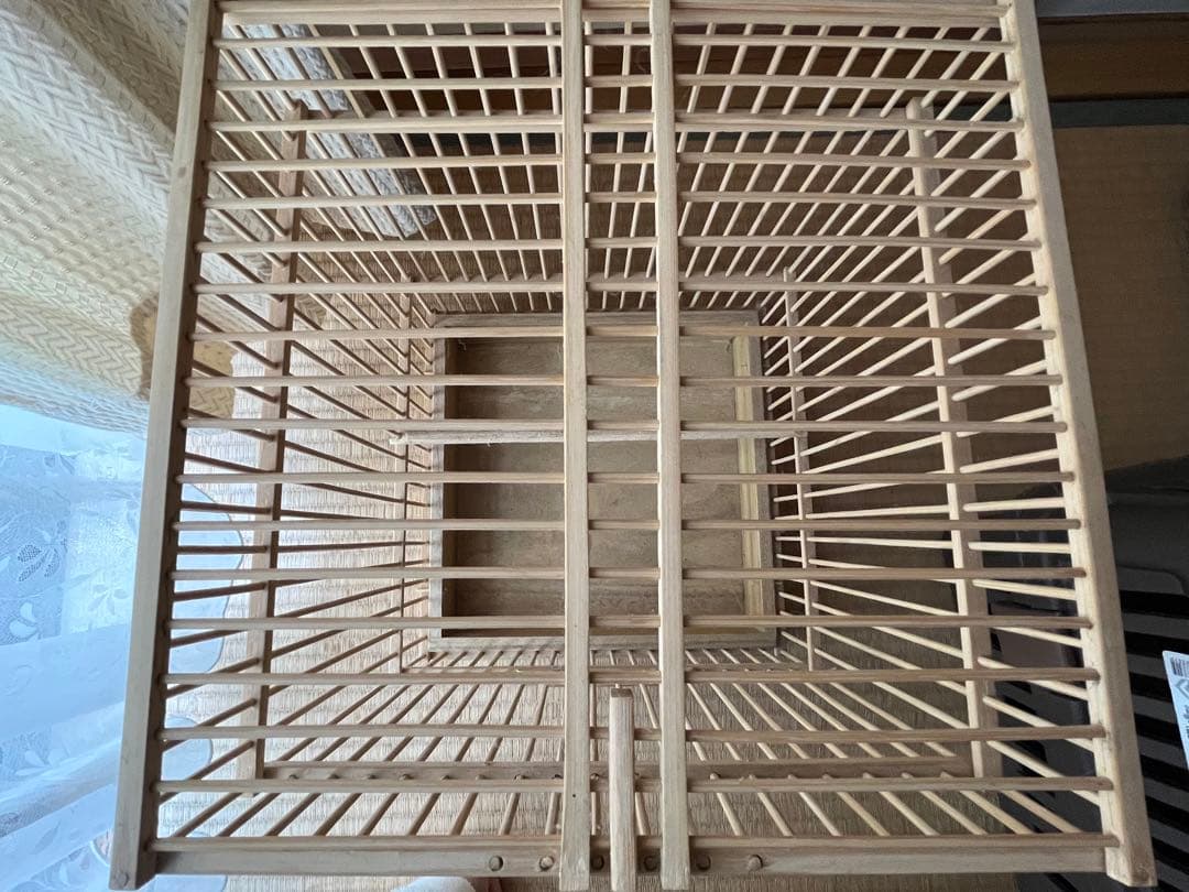 元建具屋職人おじいちゃんの手作り鳥かご