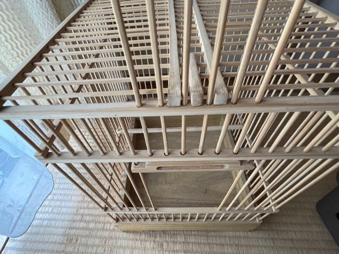 元建具屋職人おじいちゃんの手作り鳥かご