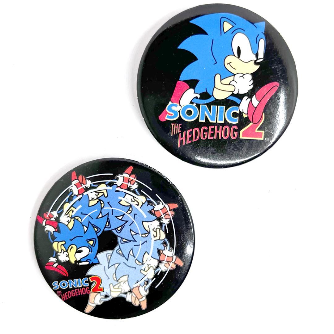 激レア 90年代 UK製 非売品 ソニック ザ ヘッジホッグ バッジ