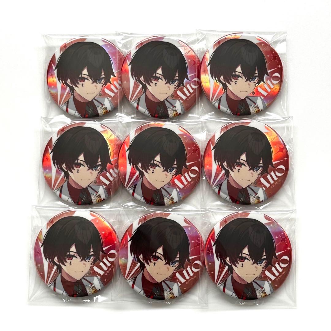 AMPTAKxCOLORS 缶バッジ 3rdAnniversary あっと 等身