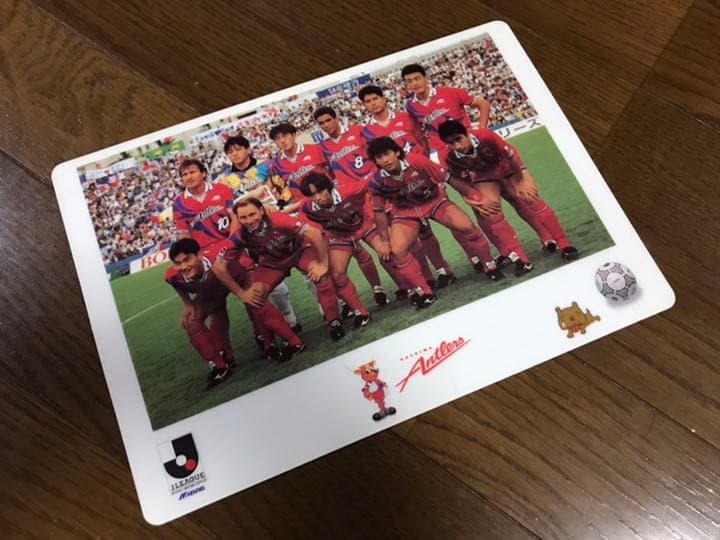 鹿島アントラーズ　集合写真グッズ　1994年　ジーコ