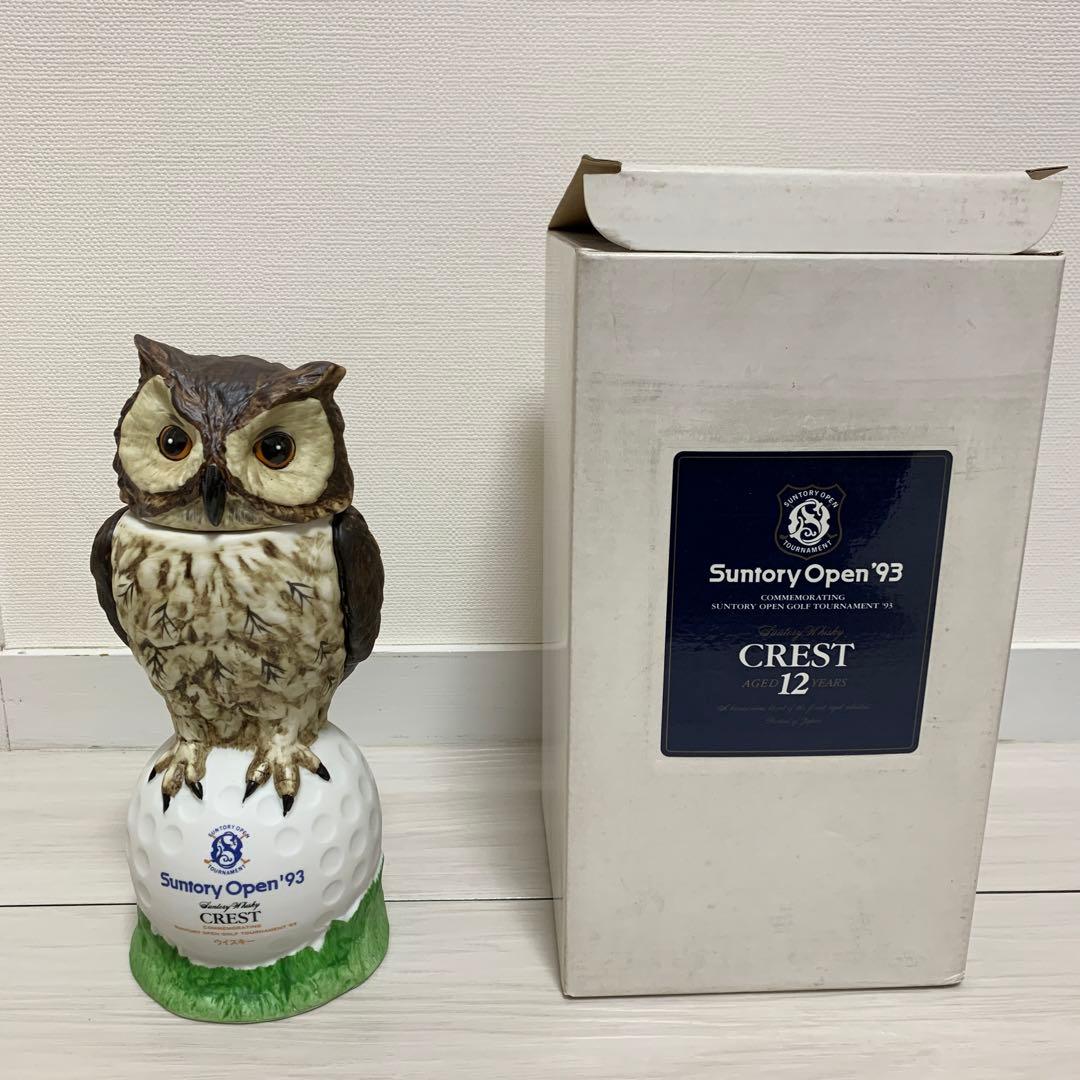 【古酒】サントリークレスト12年´93記念ボトル