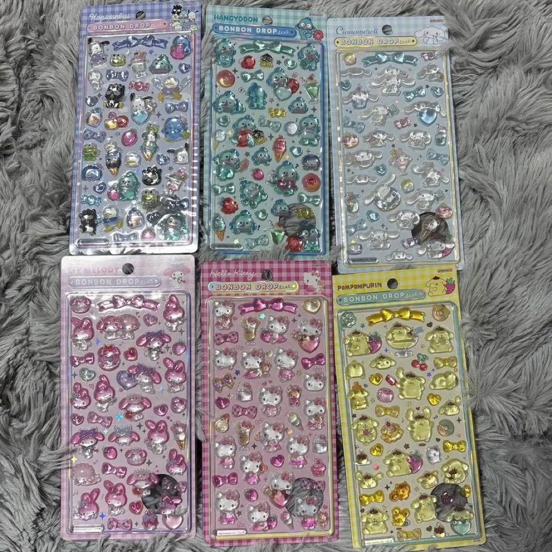 ボンボンドロップシール サンリオ 第2弾 6種