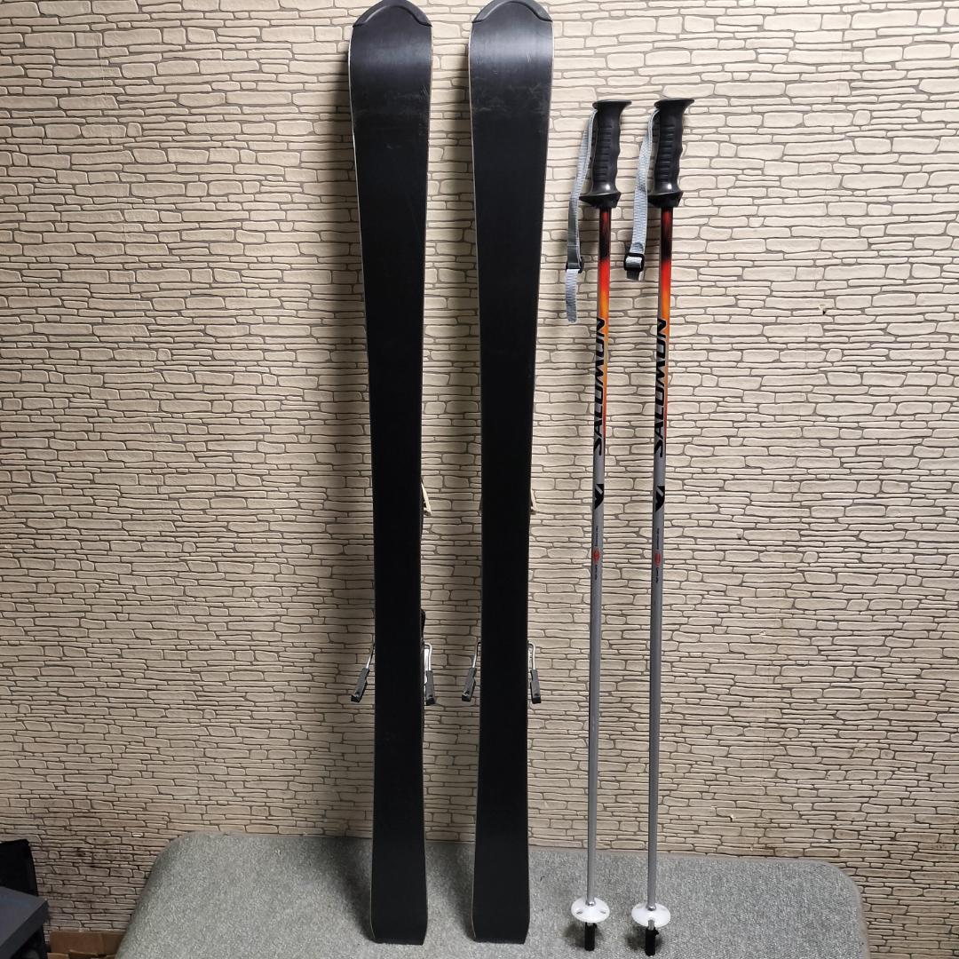 サロモン ジュニア スキーセット 130cm ポール付