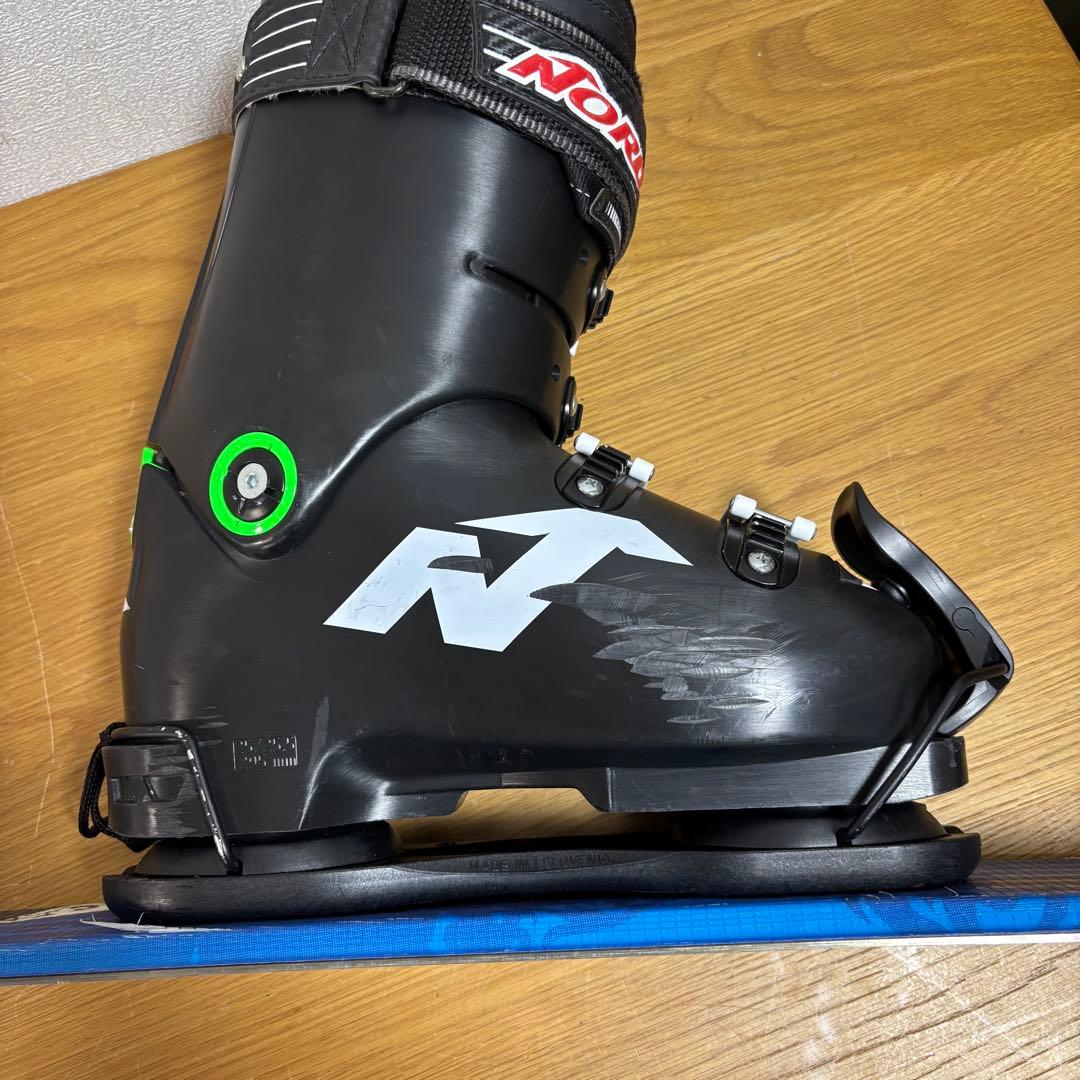 メンズ　ショートスキー　ファンスキーセット　elan 25/25.5cmブーツ付