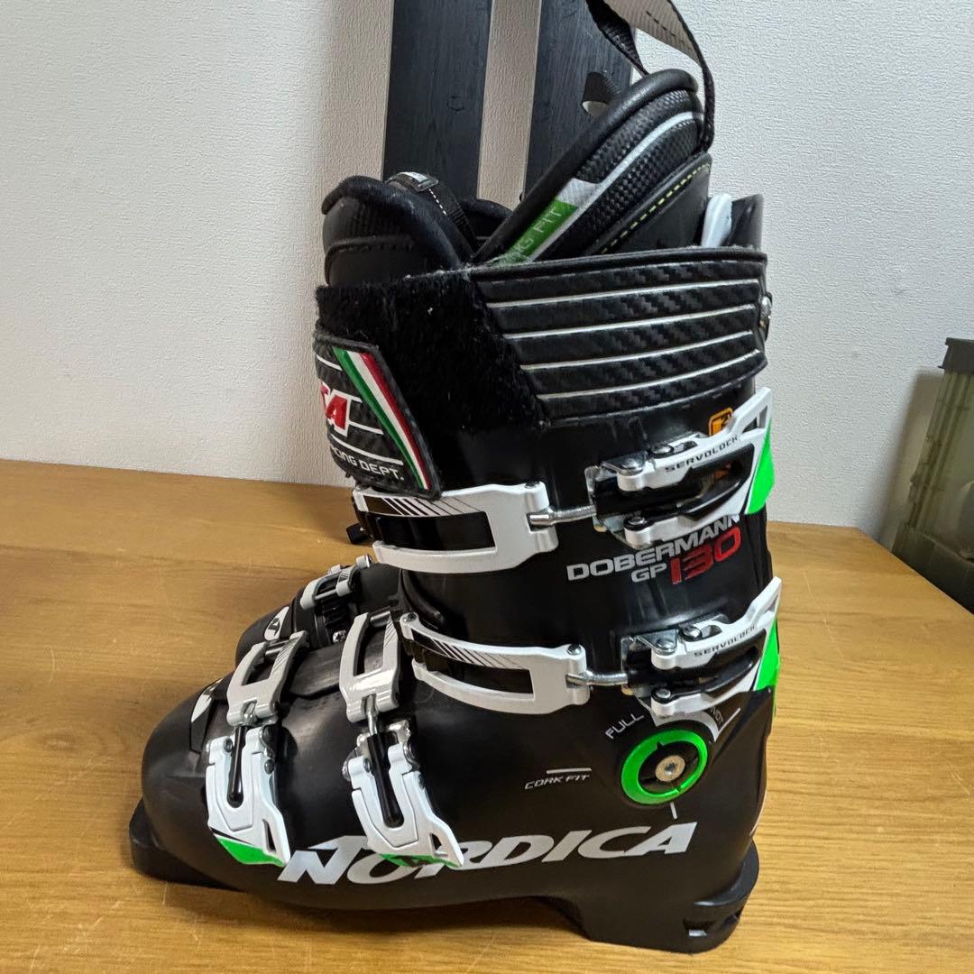 メンズ　ショートスキー　ファンスキーセット　elan 25/25.5cmブーツ付