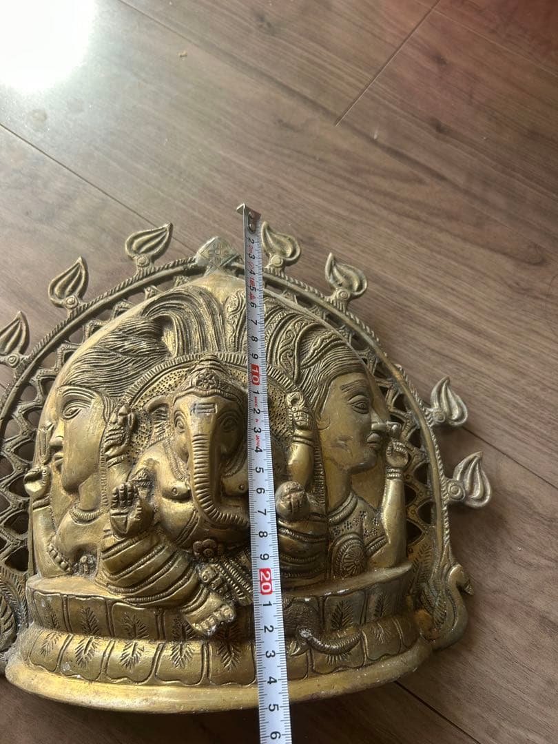 掛け物の仏像，真鍮製，重約3500克