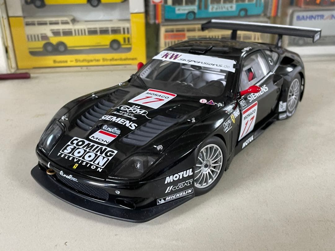 ミニカー Kyosho 1/18 Ferrari575GTC Team J.M.B1004