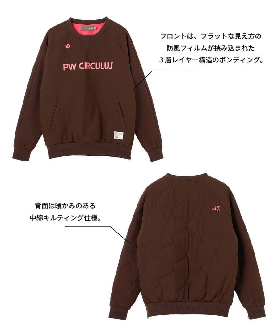 ゴルフウェア PW CIRCULUS レディース ブラック系 SIZE 2