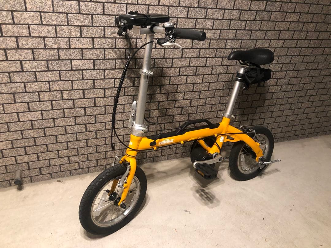 送料込み　電動　折り畳み自転車ログアウトランクeアサヒ