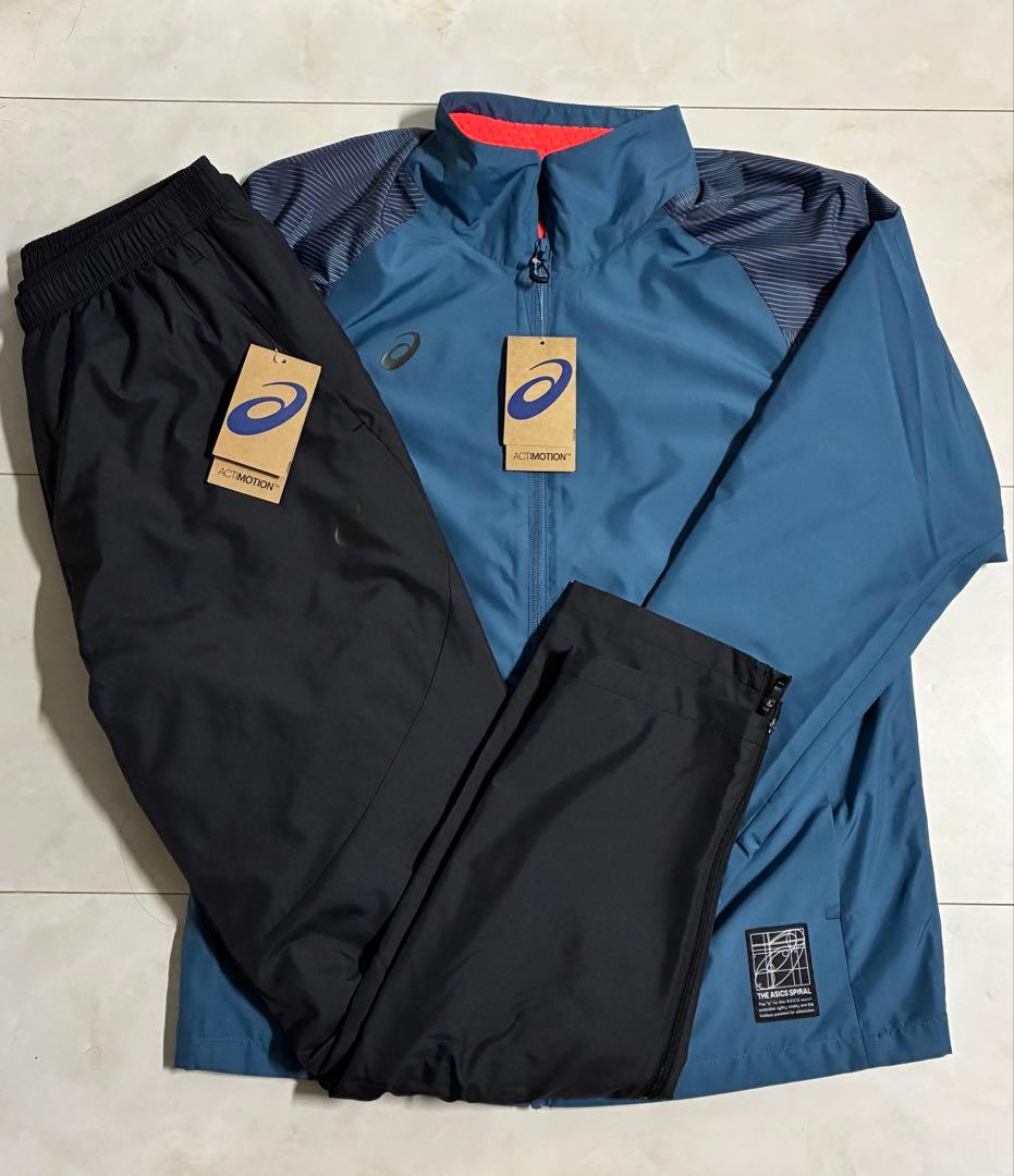 【新品】ASICS/裏トリコットグラフィックウインドブレーカージャケット/M