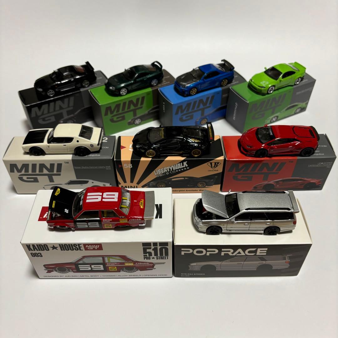 MINI GT 1/64 ミニカー 9台 アソート セット