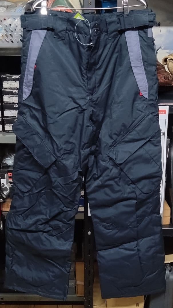 スノーボードウェア グレー黒　 男性用セットアップ