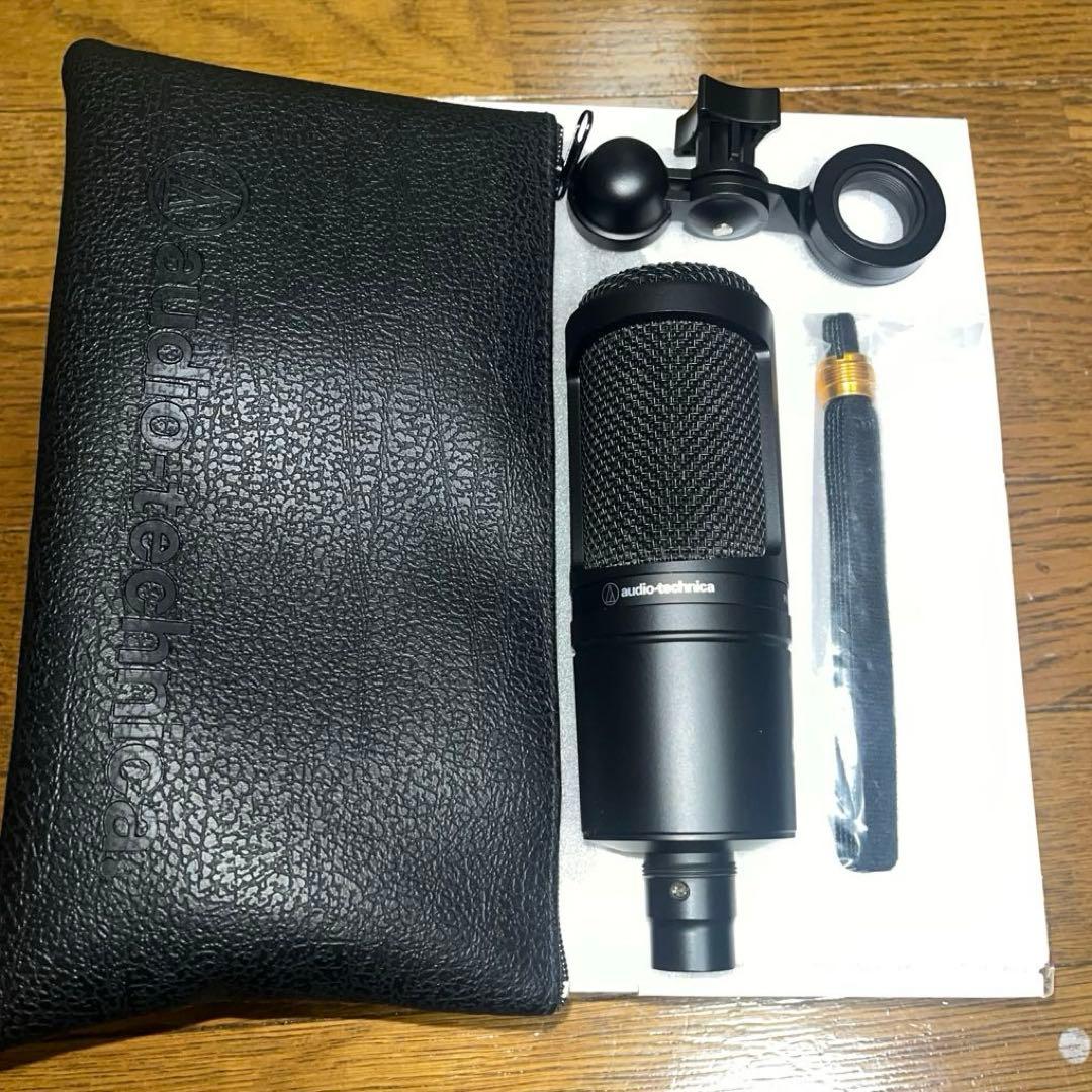 オーディオテクニカ コンデンサーマイクロホン AT2020 + XLRケーブル