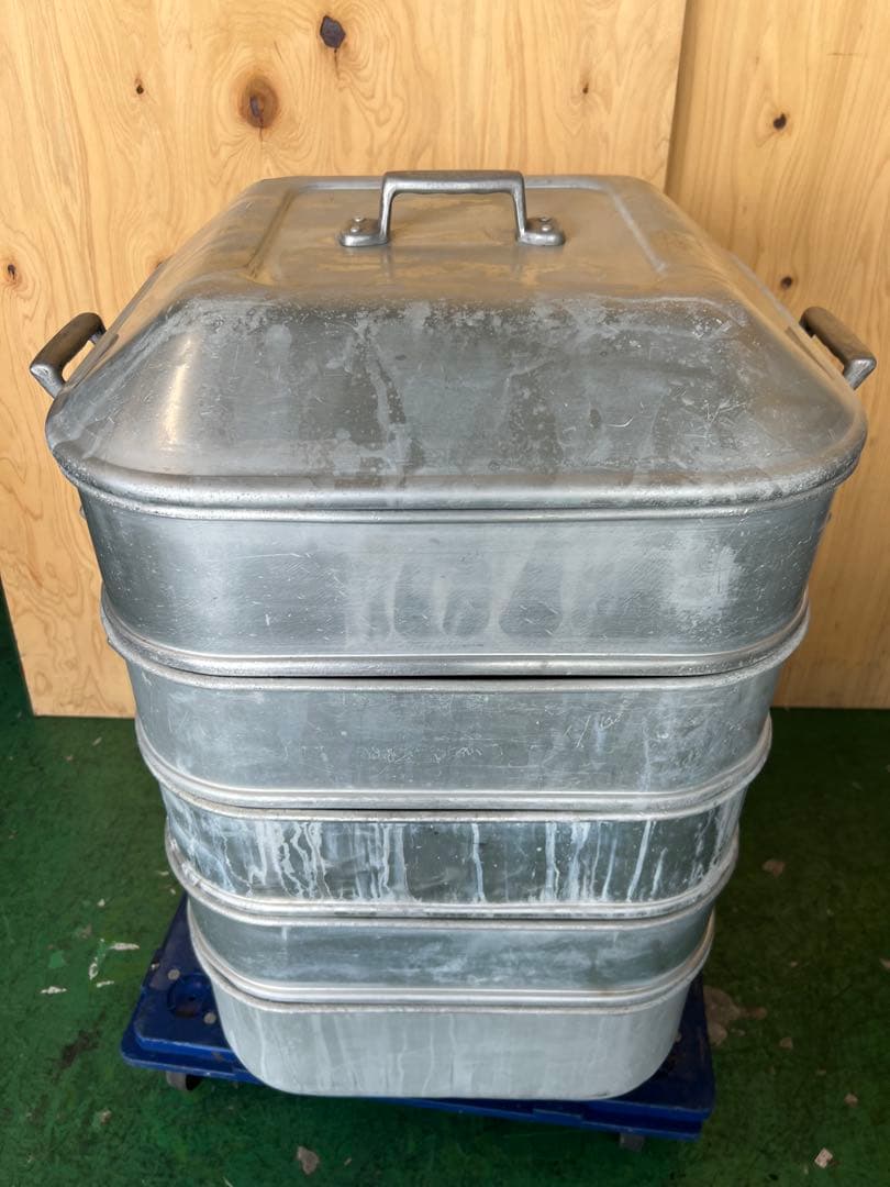 アルミ5段蒸し器