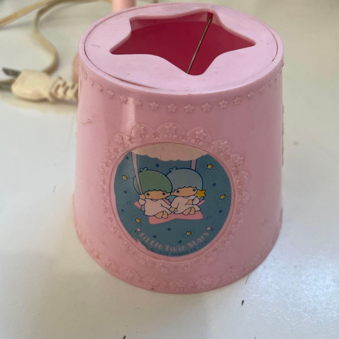 【当時品】キキララ　サンリオ　ミニランプ　ライト 1976年リトルツインスターズ