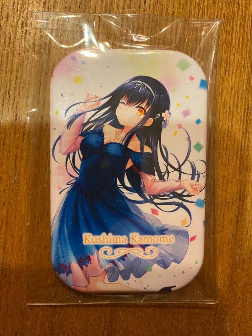 久島鴎 スクエア缶バッジ サマポケチャレンジ　Summer Pockets