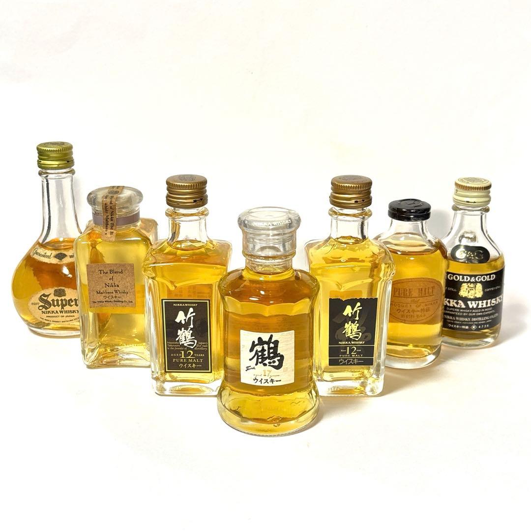 鶴17年 含む ウイスキー ミニボトル 7本セット