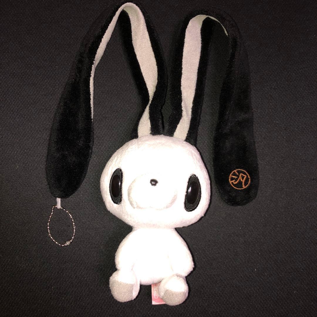 チャックスGP汎用うさぎアニマルミミックマスコット モノトーンパンダCGP341