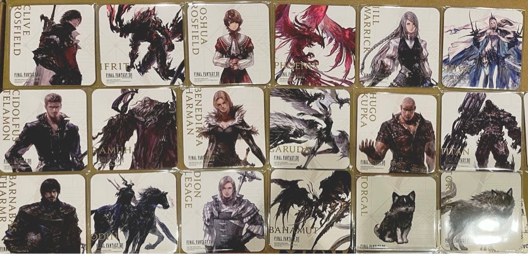 FF16 コースター スクエニカフェ 第1弾 第2弾 全36種コンプリート