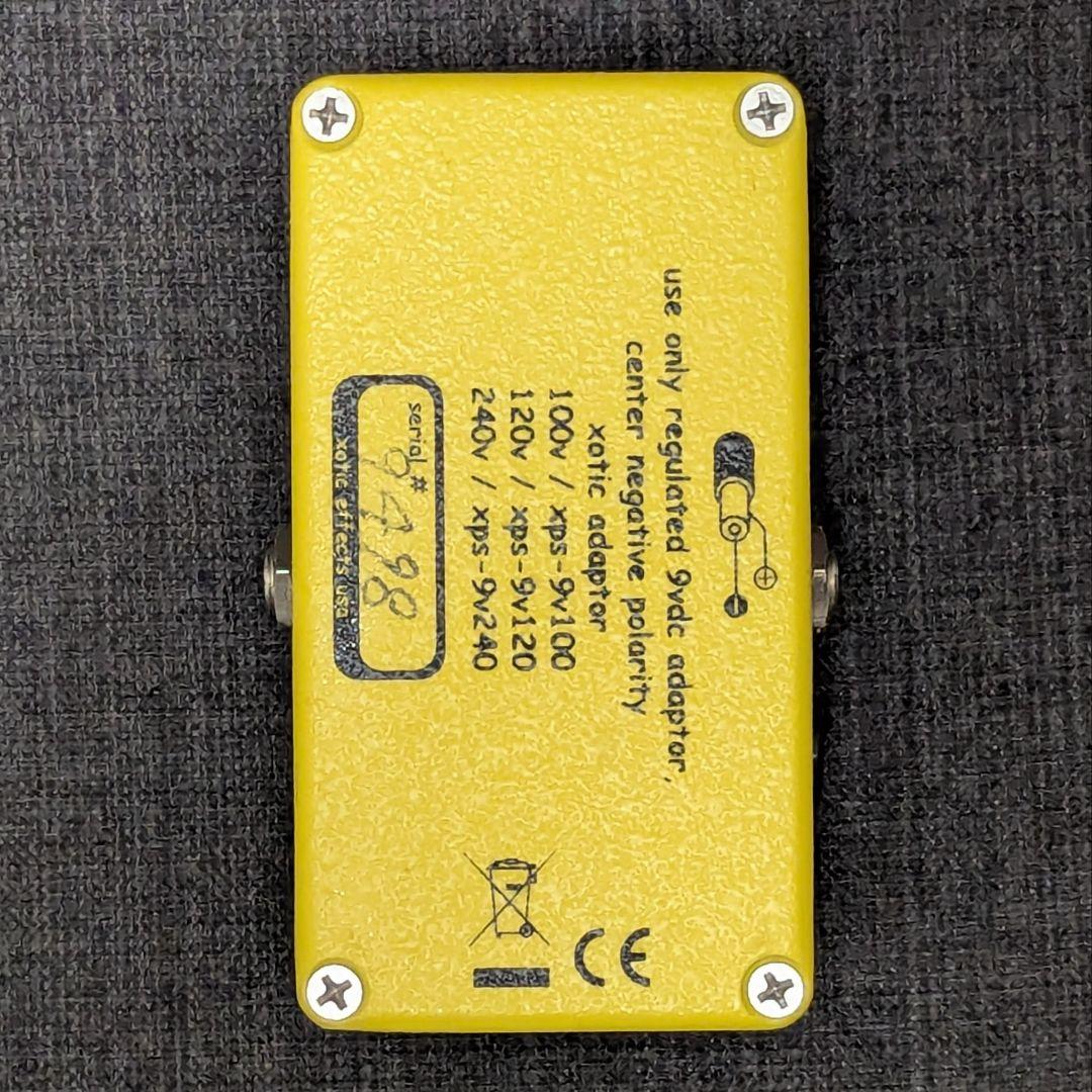 XOTIC AC Booster 手書きシリアル