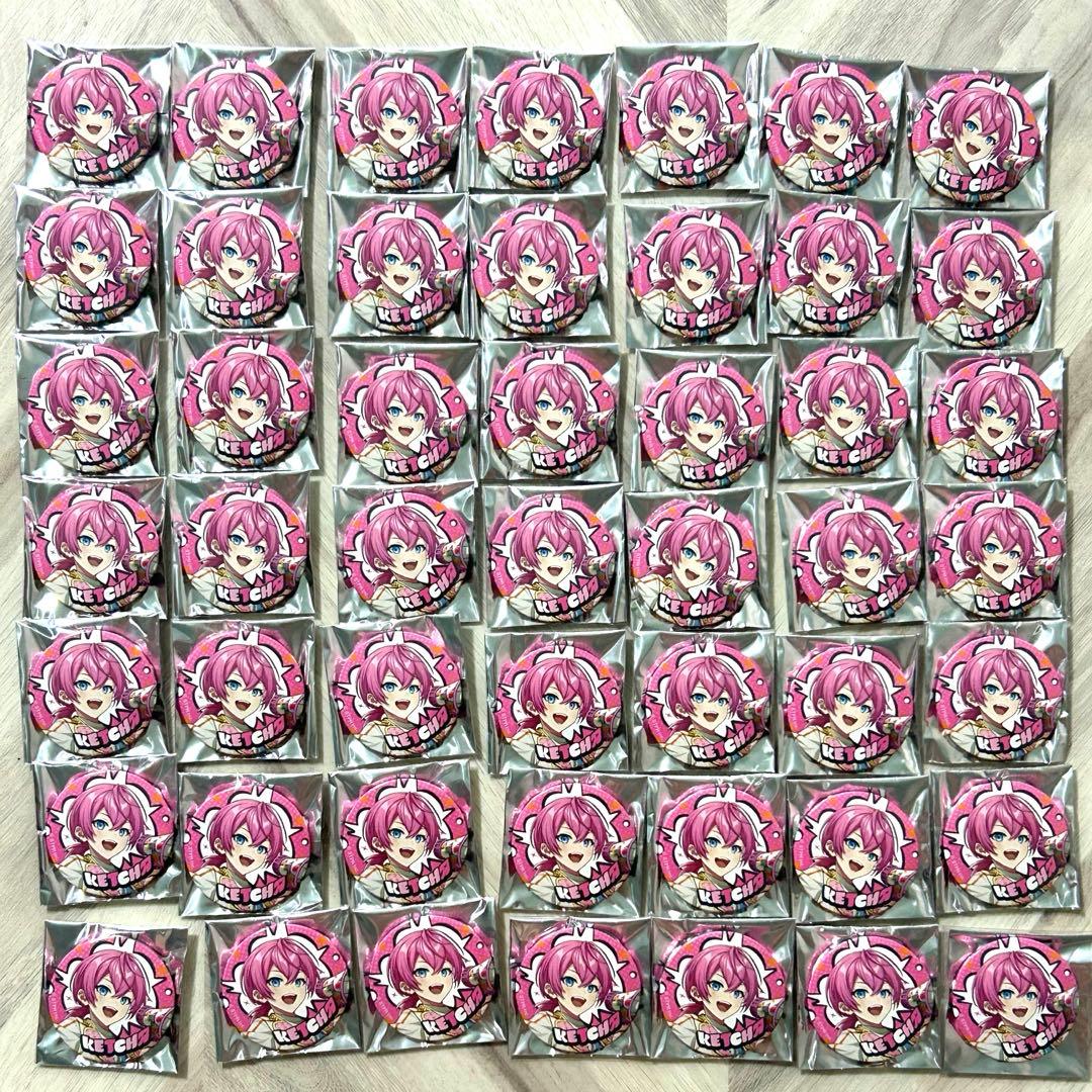 AMPTAK×COLORS 缶バッジ けちゃ