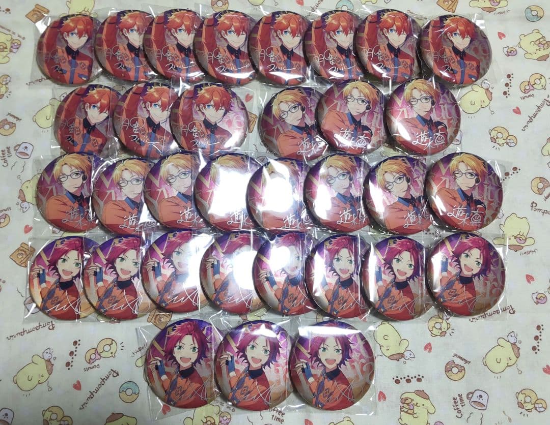 あんさんぶるスターズ!! 中国 6周年 群星缶バッジ   56点