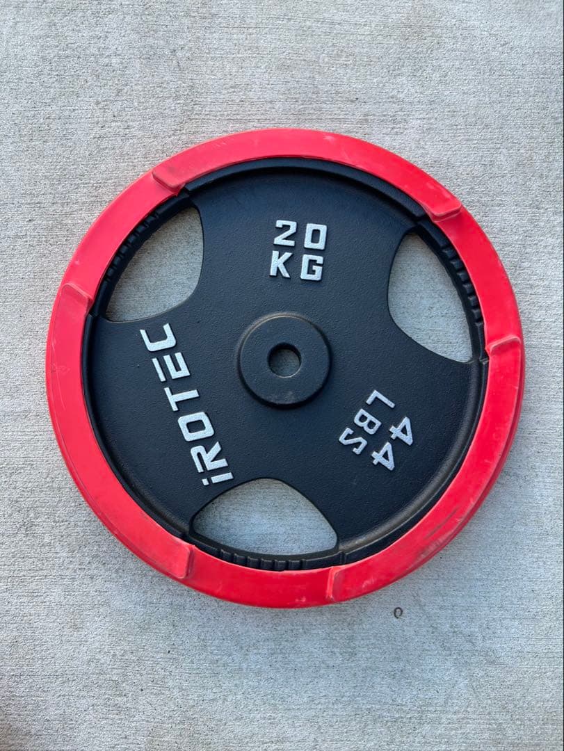 アイロテック ダンベル プレート 20kg ③