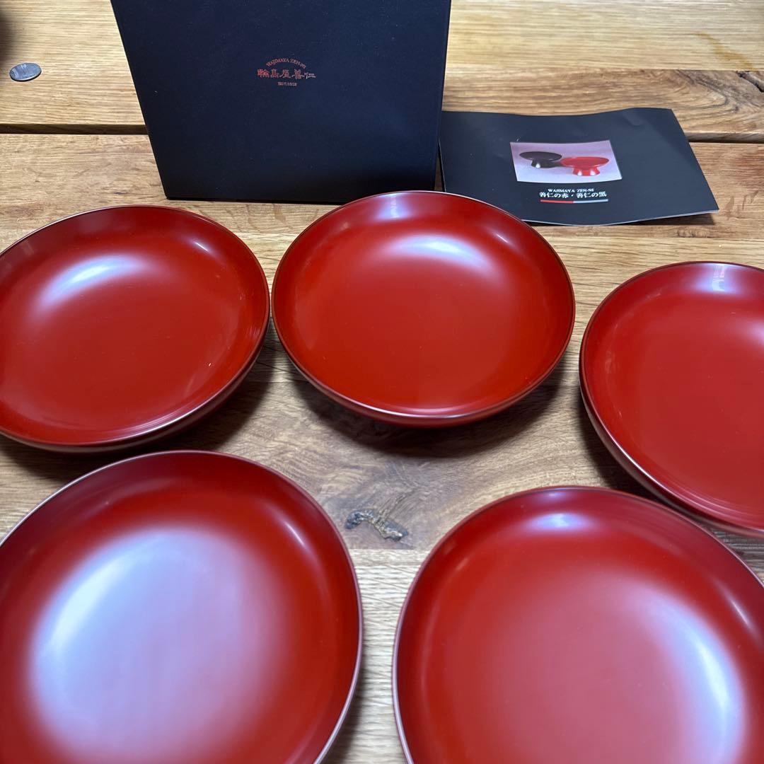 輪島屋　善仁　銘々皿　小皿　５枚　未使用