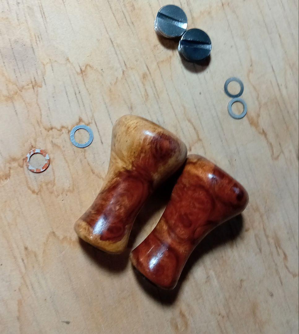 花梨ノブ　ハンドルノブ　リールノブ　フィネス　ラウンド　シマノ　ダイワ　NS