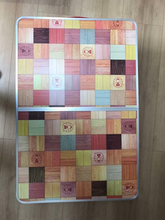 コールマン ナチュラルモザイクリビングテーブル/90プラス キャンプテーブル