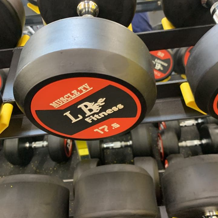 ラバーダンベル　32.5kg 2個