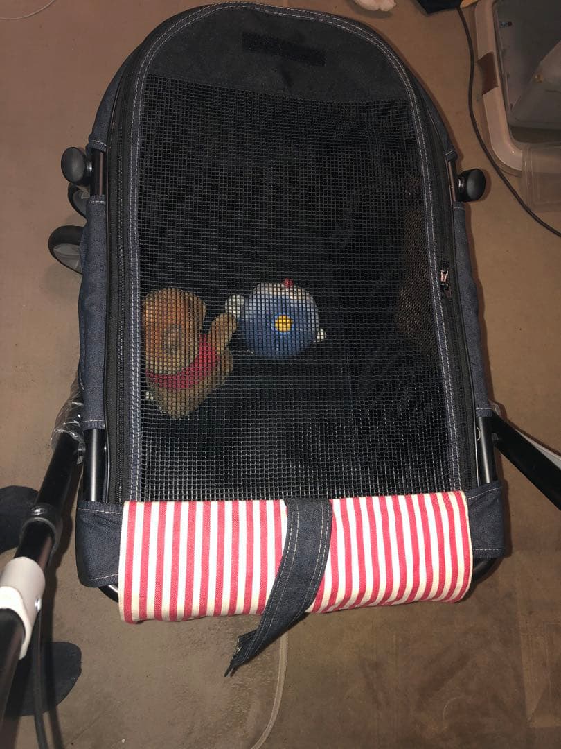 ボンビアルコン ペットカート プログレ・デニム 30kgまで可 美品