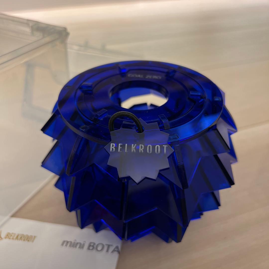 BELKROOT 青のベルクロボタン