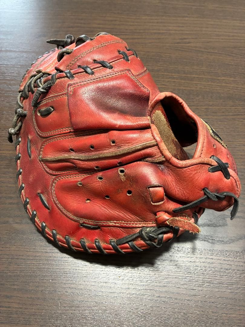 ZETT 赤 軟式キャッチャーミット