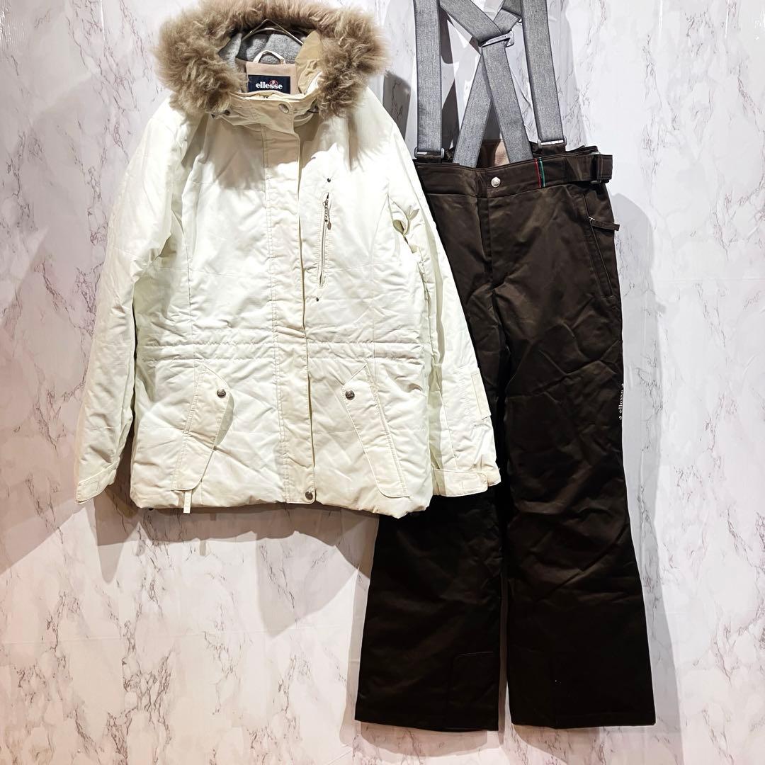 ellesse　エレッセ　上下セット　スキーウェア　ボード　L　ムートンファー