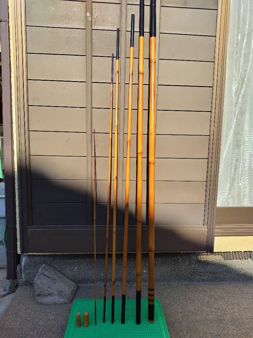 竹製鮎竿6本繋7.2m仁徳作