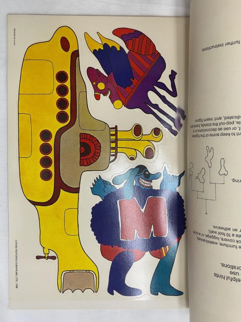 ビートルズ「イエロー サブマリン」 ポップアウトデザインコレクション