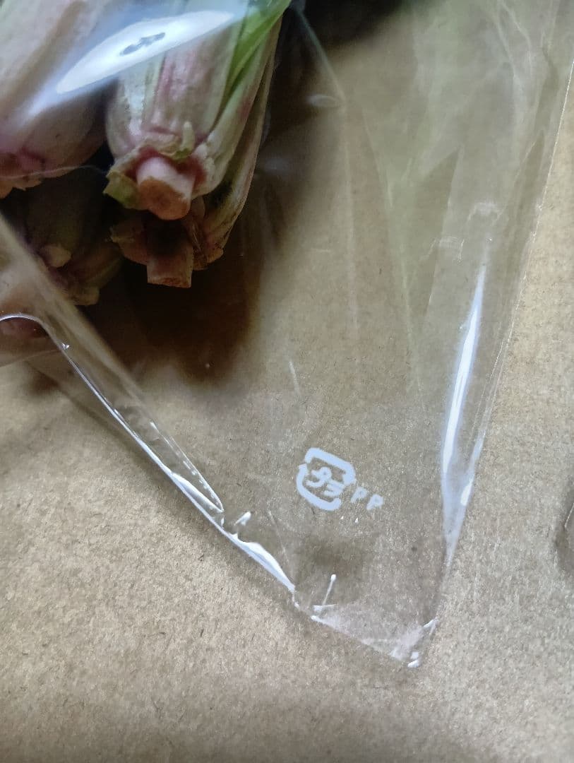 葉物野菜出荷用三角袋5000枚　小松菜、ほうれん草等に